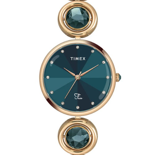 Timex Fria Women Teal Round Analog Watch
