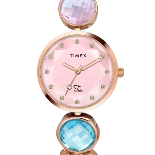 Timex Fria Women Pink Round Analog Watch