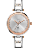 Timex Fria Women Silver Round Analog Watch
