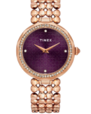 Timex Fria Women Purple Round Analog Watch