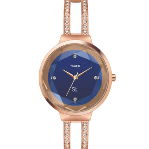 Timex Fria Women Blue Round Analog Watch
