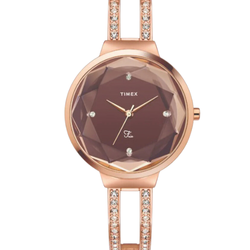 Timex Fria Women Red Round Analog Watch