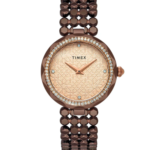 Timex Fria Women Rose Gold Round Analog Watch