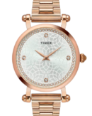 Timex Fria Women Silver Round Analog Watch