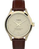 Timex 3 Hands Women's Analog Cream Dial Coloured Quartz Watch