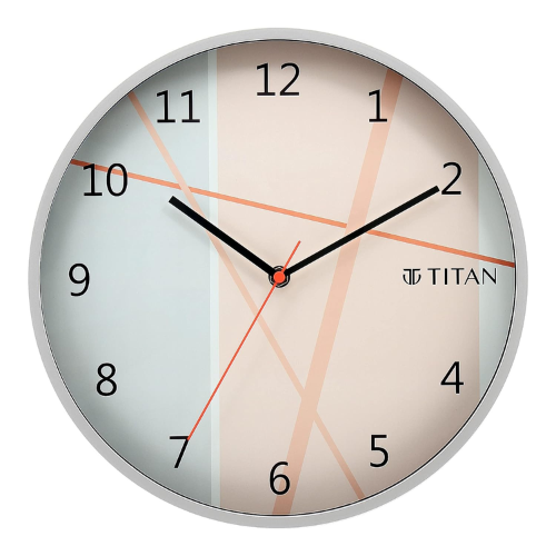 Titan Plastic Trendy & Modern Wall Clock