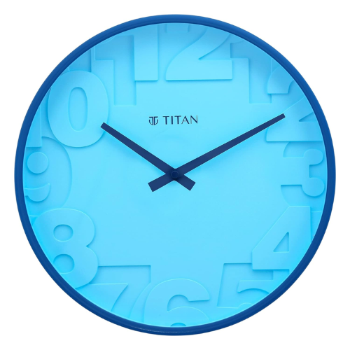 titan-plastic-contemporary-blue-wall-clock