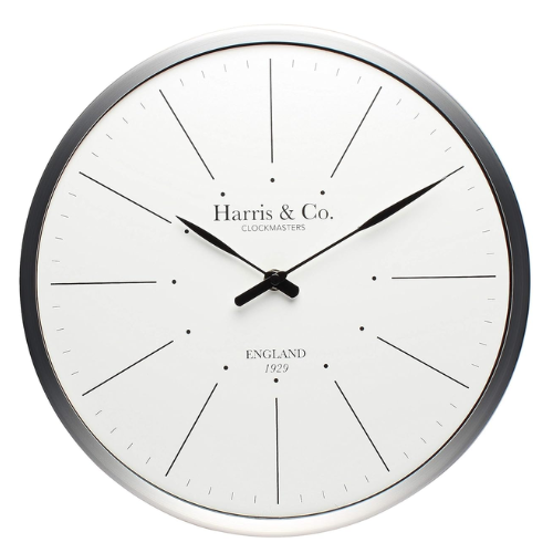 HARRIS & CO. CLOCKMASTERS Premium Luxury Analog Wall Clock