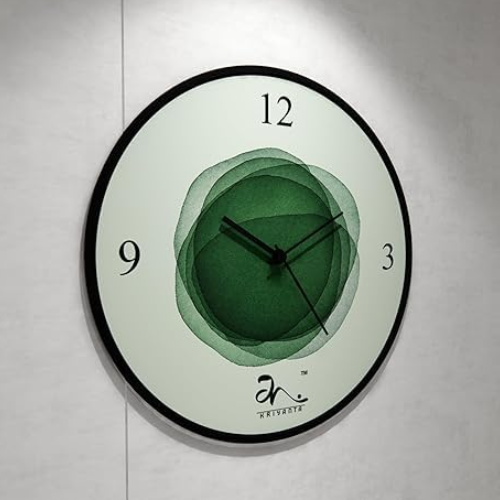 Sisliya Silent Non-Ticking Wooden Wall Clock