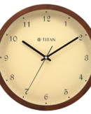 Titan Classic Brown Colour Wooden Wall Clock
