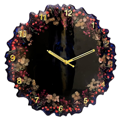 Resin Art Wall Clock