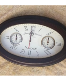 Handmade Antique Style Brass Wooden Wall Clock