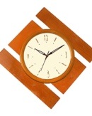 PK Fashions Elegant Kite Style Wooden Brown Analog