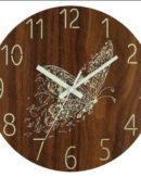 WOW Interiors Luminous Glow Butterfly Wall Clock
