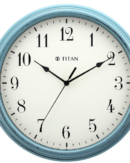 Titan Distressed Finish Wall Clock with Silent Sweep Technology
