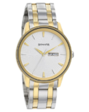 Sonata Quartz Analog with Day and Date Silver Dial