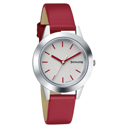 Sonata Splash White Dial