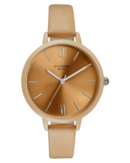 Sonata Poze Quartz Analog Brown Dial