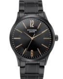 Sonata Poze Quartz Analog Black Dial