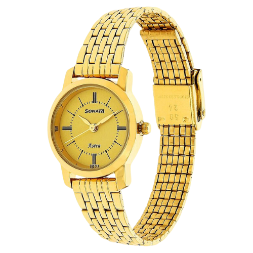 NS87018YM01 Sonata Quartz Analog Champagne Dial Stainless Steel Strap Watch for Women 3 Untitled design 1 235