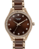 Sonata Poze Quartz Analog Brown Dial