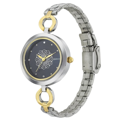 NS8147BM01 Sonata Wedding Blue Dial Women Watch With Stainless Steel Strap 3 Untitled design 1 447