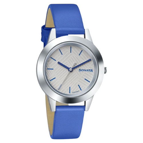 Sonata Splash White Dial Women Watch