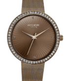 Sonata Poze Quartz Analog Brown Dial Mesh Strap Watch for Women