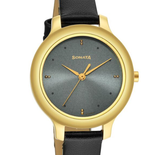 Sonata Gold Edit Grey Dial