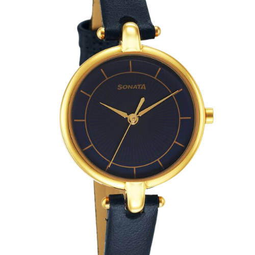 Sonata Gold Edit Blue Dial