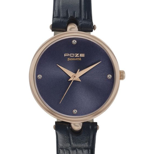 Poze by Sonata Quartz Analog Blue Dial