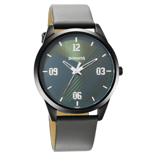 Sonata Force Quartz Analog Green Dial