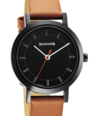 Sonata Essentials Black Dial