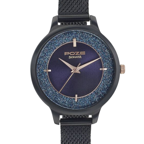 Poze by Sonata Quartz Analog Blue Dial