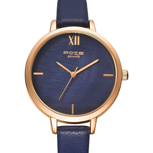 Poze by Sonata Quartz Analog Blue Dial