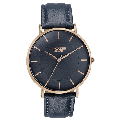 Sonata Poze Quartz Analog Blue Dial