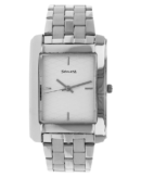 Sonata Quartz Analog Silver Dial Stainless Steel Strap Watch for Men
