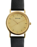 Sonata Quartz Analog Champagne Dial