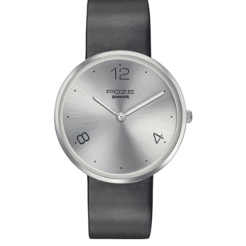 Sonata Poze Quartz Analog Silver Dial