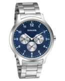 Sonata Quartz Multifunction Blue Dial