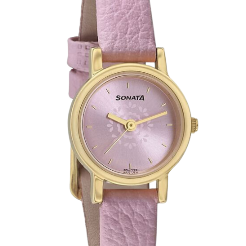 Sonata Floral Folkart Pink Dial