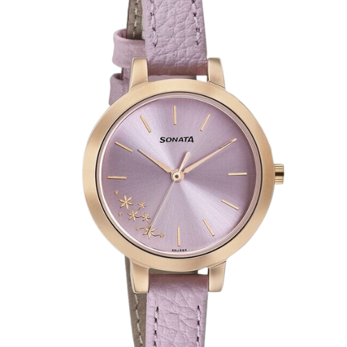Sonata Blush It Up Pink Dial Women