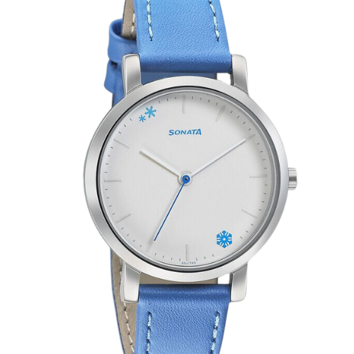 Sonata Play Silver Dial Women Watch