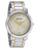 Sonata Quartz Analog Champagne Dial