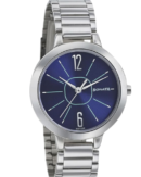Sonata Steel Daisies Blue Dial