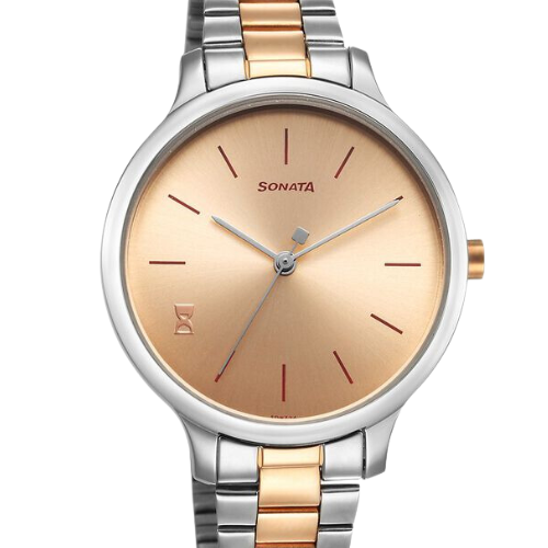 Sonata Play Rose Gold Dial