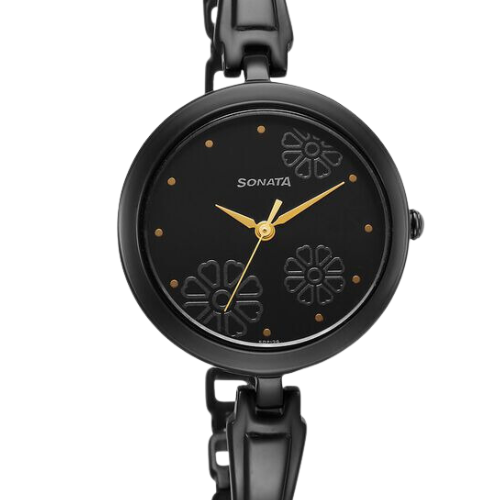 Sonata Utsav Black Dial