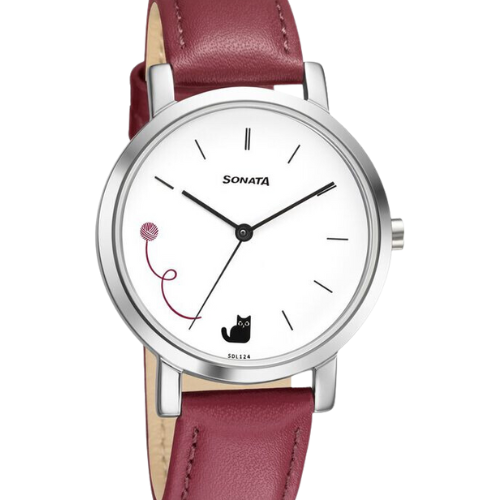 Sonata Play White Dial