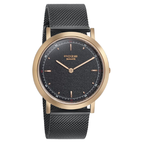 Sonata Poze Quartz Analog Grey Dial