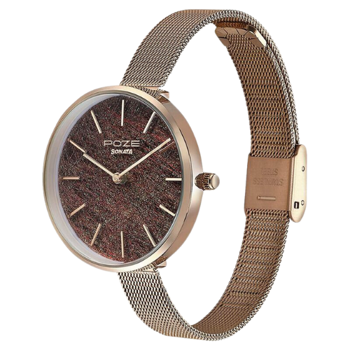Sonata Poze Quartz Analog Multicoloured Dial